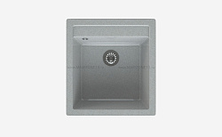 MAXSTONE Мойка глянцевая MS-10 (светло-серая) 505*460*215